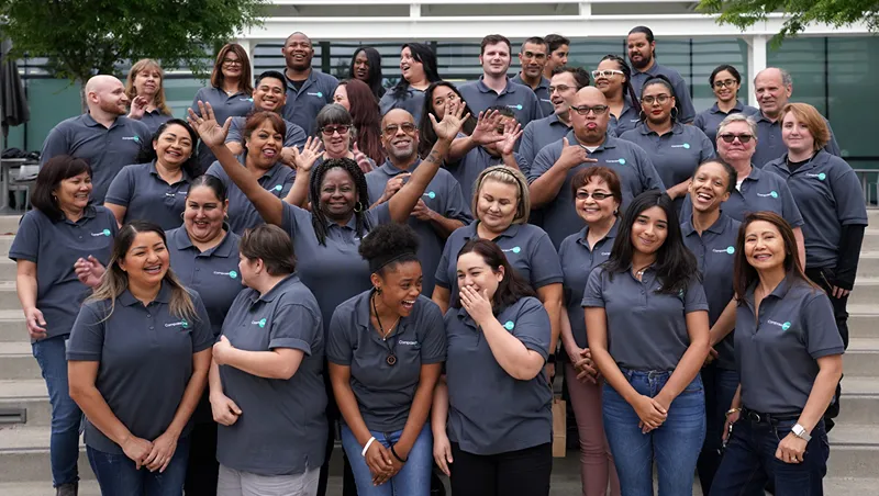 Staff at Compass Group